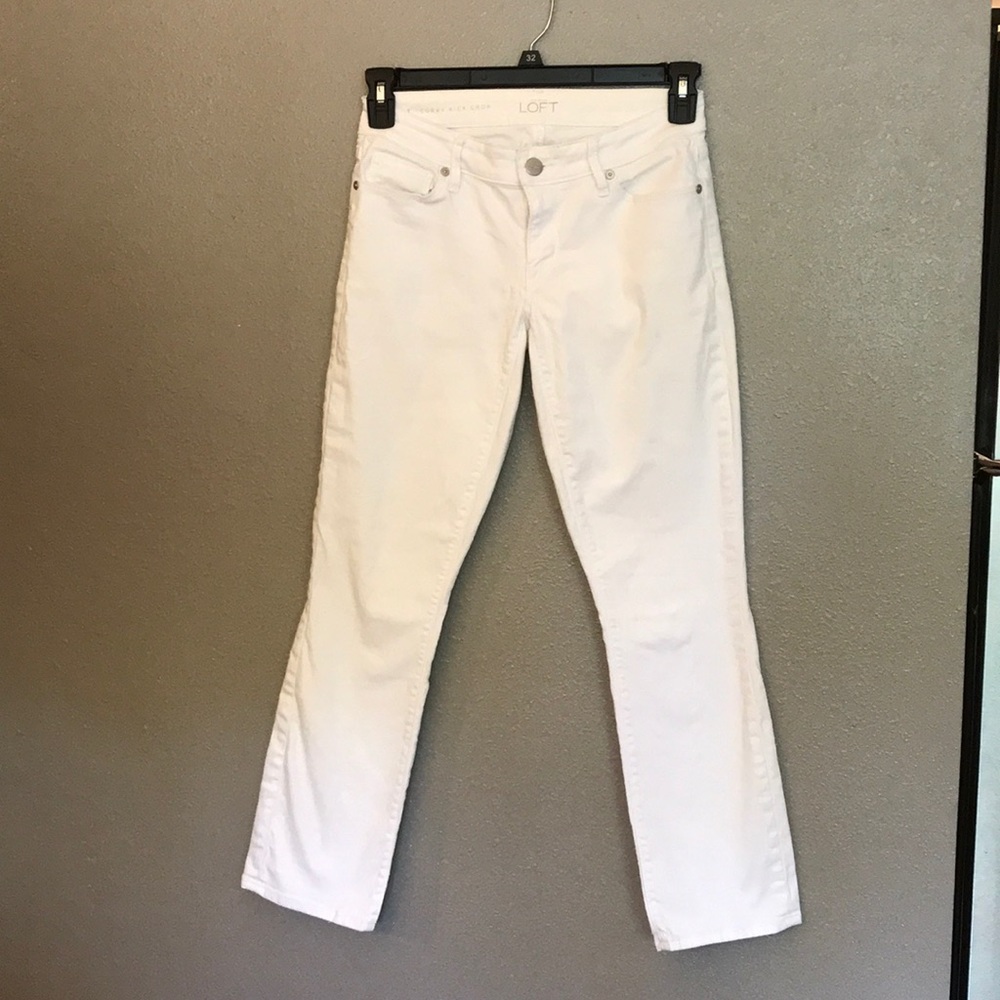 White Curvy Straight Leg Jeans